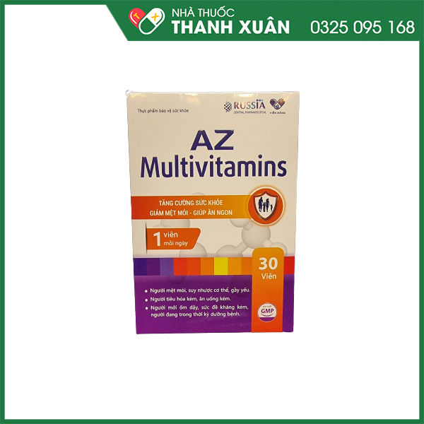 AZ Multivitamins bổ sung vitamin và khoáng chất